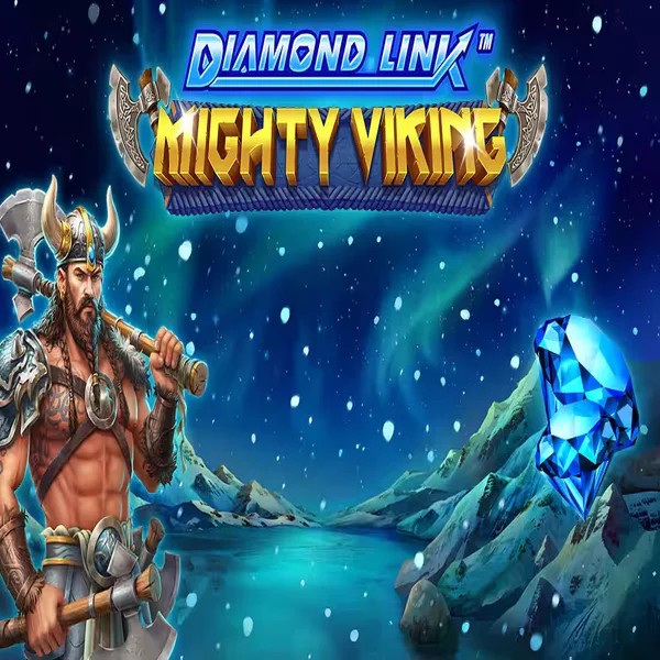 Diamond Link Mighty Viking slot visual from Greentube available on turbo-wins-casino.com