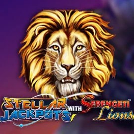 Official Jackpots logo: Stellar Jackpots with Serengeti Lions by Lightning Box Game at Turbo Wins Casino