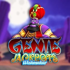 Genie Jackpots Wishmaker online game logo by Blueprint Gaming on turbo-wins-casino.com