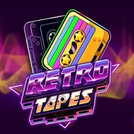 Retro Tapes online game logo by Push Gaming on turbo-wins-casino.com